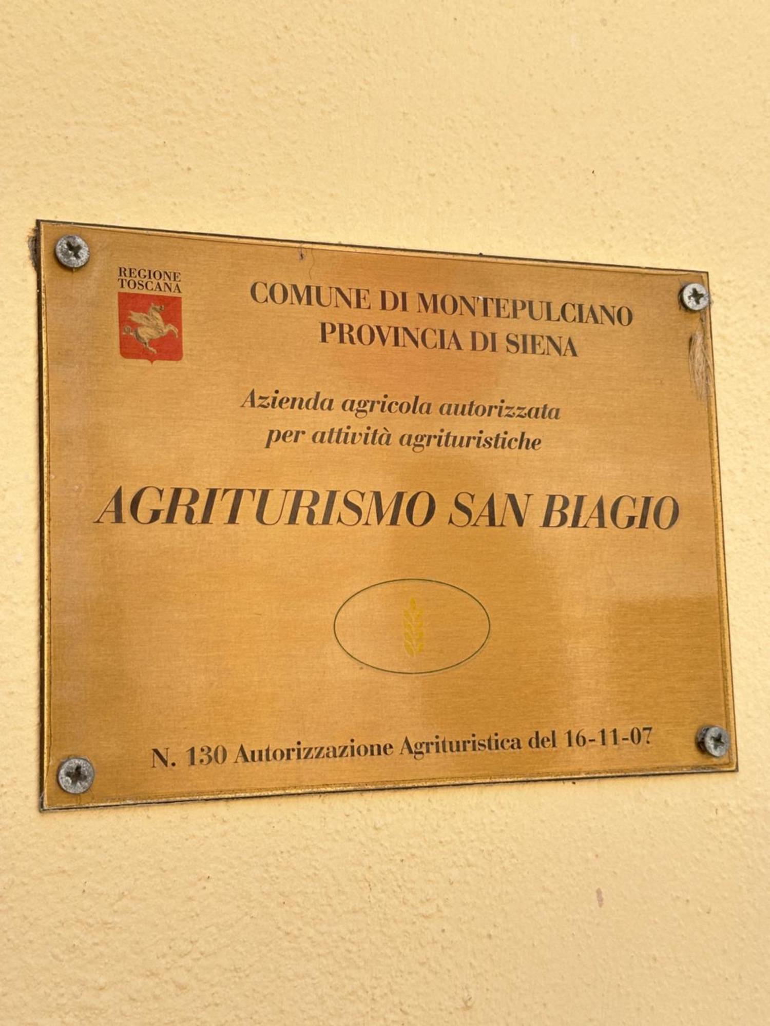 Villa Agriturismo San Biagio à Montepulciano Stazione Extérieur photo